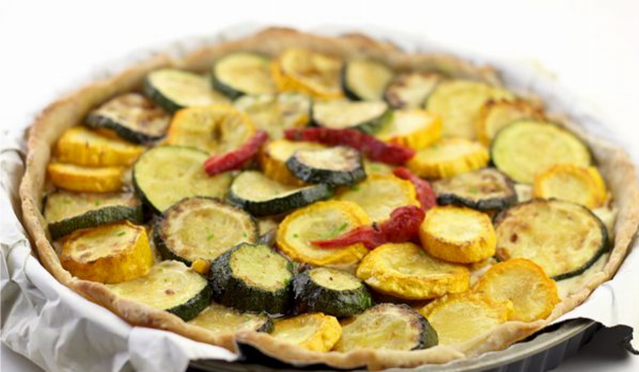 Zucchini Tart with Mascarpone