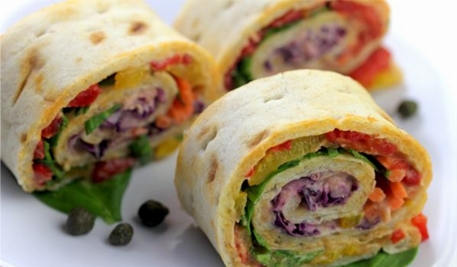 Mediterranean Pinwheel Sandwich Recipe