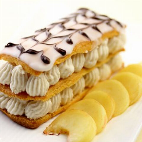 Peach Napoleon Pastry Recipe