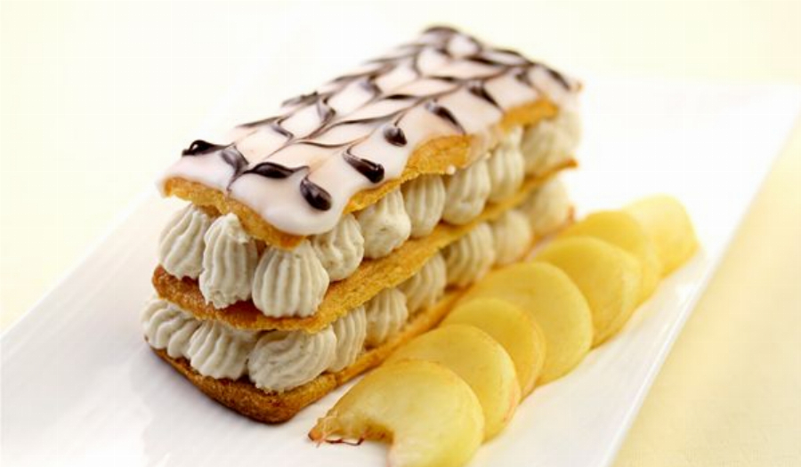 Peach Napoleon Pastry Recipe