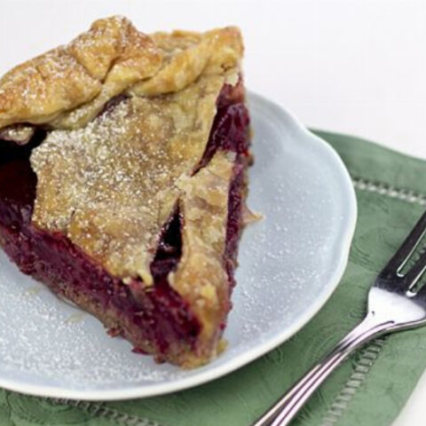 Hazelnut Plum Pie Recipe (Tarte aux Prunes)