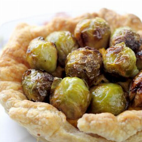 Roasted Brussels Sprout Tart Recipe