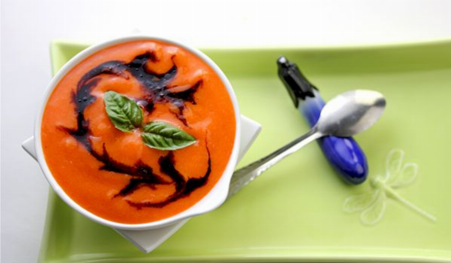 Roasted Bell Pepper Soup Recipe