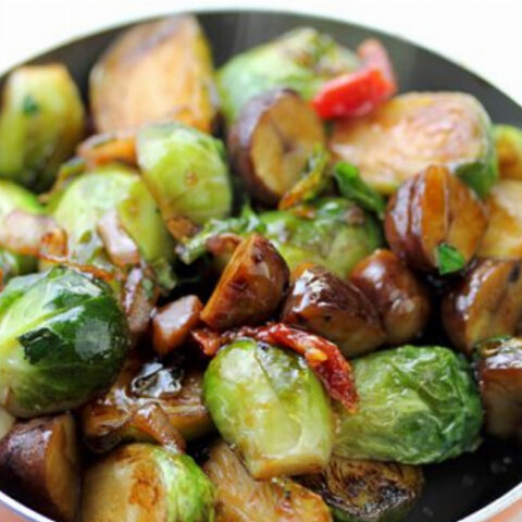 Brussels Sprouts with Chestnuts