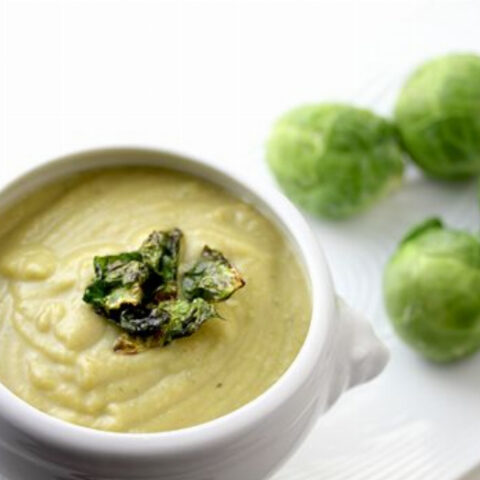 Image of Sweet Potato and Brussels Sprout Soup Recipe