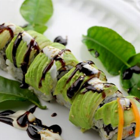 Caterpillar Roll (Avocado Sushi Recipe)