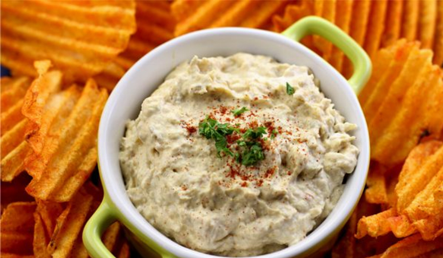 Cheesy Eggplant Dip Recipe