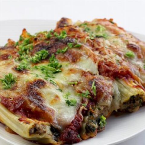 Mushroom Manicotti Pasta Recipe