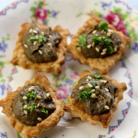 Grilled Eggplant Tartlet Recipe