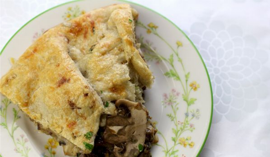 Mushroom Crostata Recipe - Amerikanki