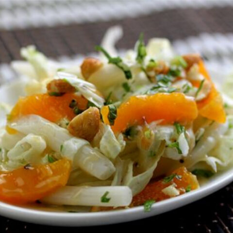 Chinese Cabbage and Lotus Salad Recipe