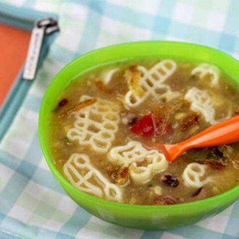 Vegetable Pasta Soup Recipe (Lunch Ideas For Kids)