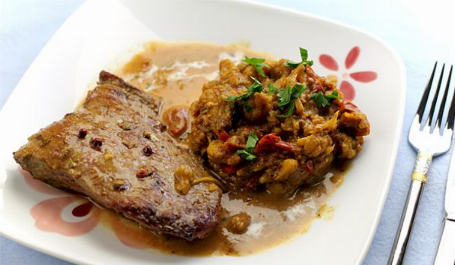 Veal Scallopini with Curried Cauliflower