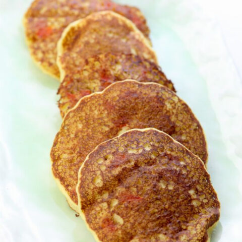 Red Bell Pepper Potato Pancake Recipe