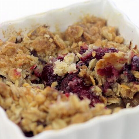 Plum Crumble Recipe (Oatmeal Crisp)