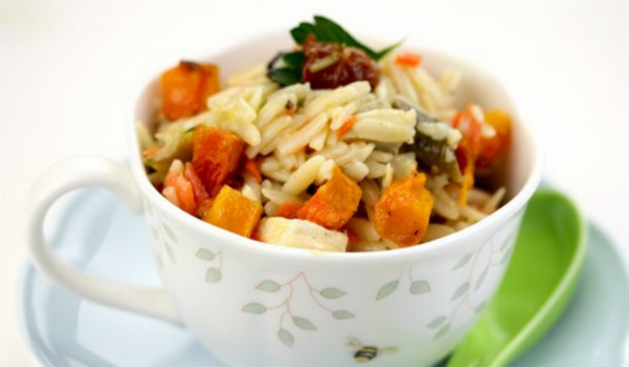 Roasted Butternut Squash Orzo Recipe