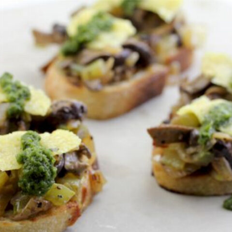 Mushroom Bruschetta Recipe