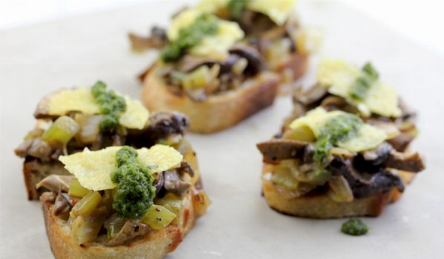 Mushroom Bruschetta Recipe