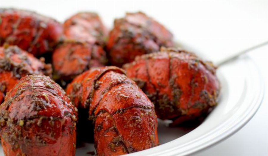 Lobster Tail Stir Fry with Indian Chinese Manchurian Masala