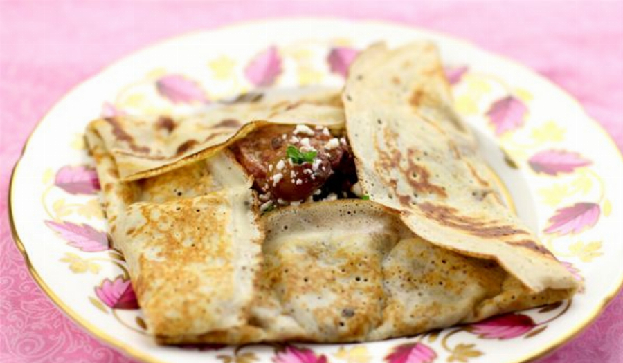 Glazed Pearl Onion Crepe Recipe