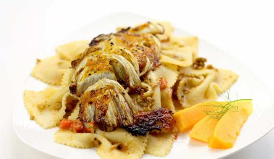 Papaya Roasted Fennel Pasta Recipe