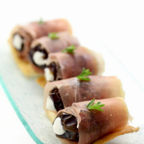 Stuffed Dates with Duck Prosciutto