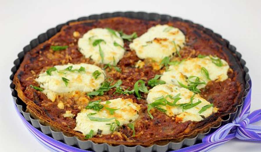 Mushroom Cheese Tart (Savory Tart Recipe)