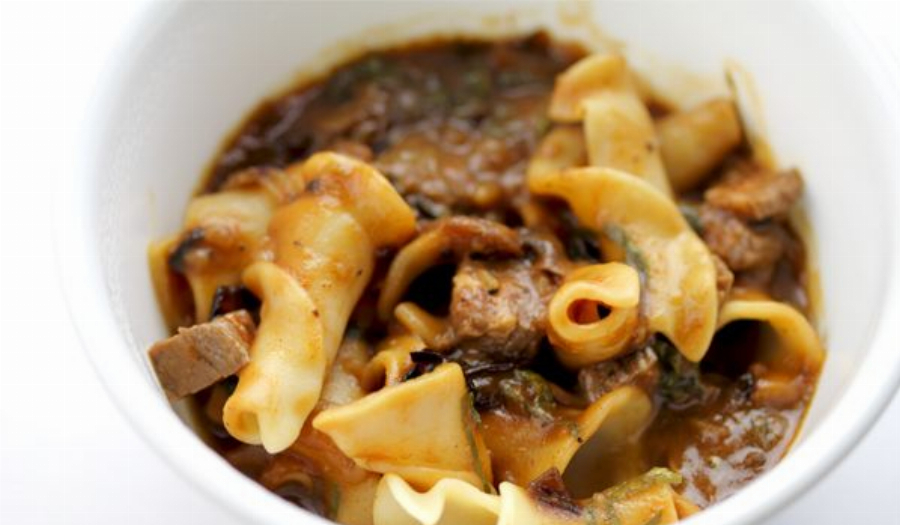 Wine-Braised Chuck Roast with Pasta