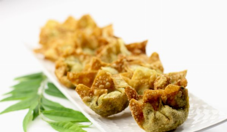 Indian-Inspired Vegetarian Wonton Appetizer Recipe