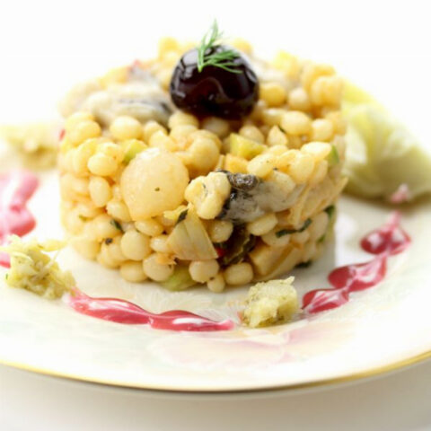 Oyster Israeli Couscous Salad Recipe