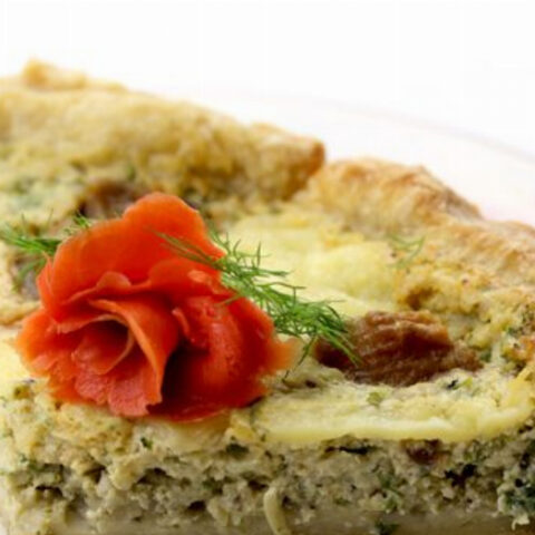 Smoked Salmon Artichoke Tart