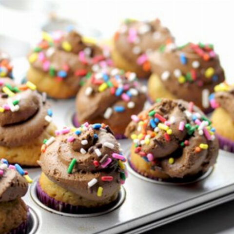 Chocolate-Frosted Cupcakes