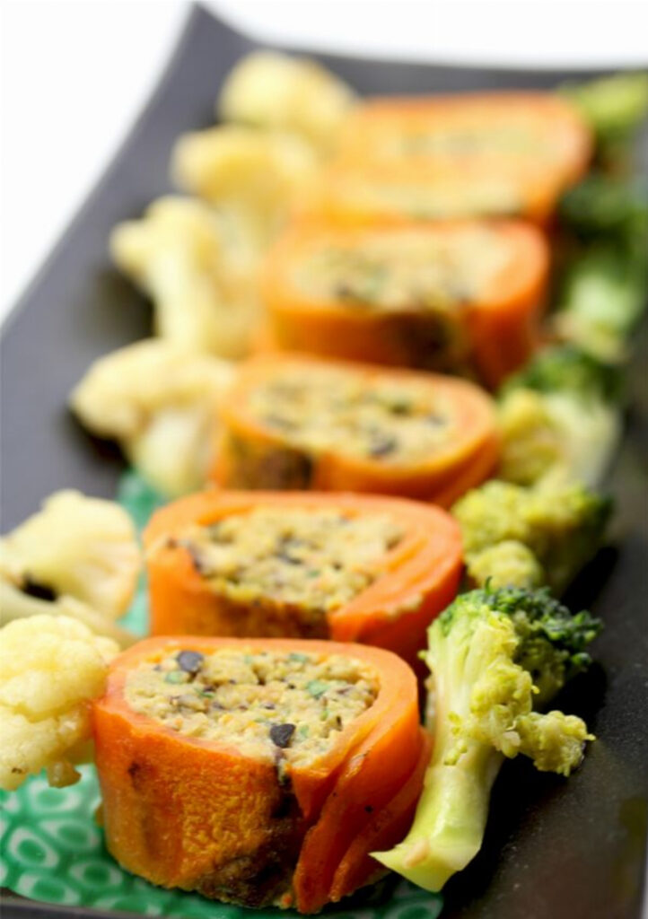 Carrot and Turkey Rolls