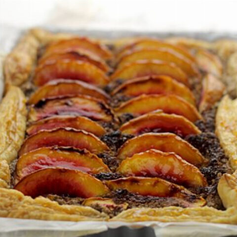 Walnut Nectarine Tart Recipe