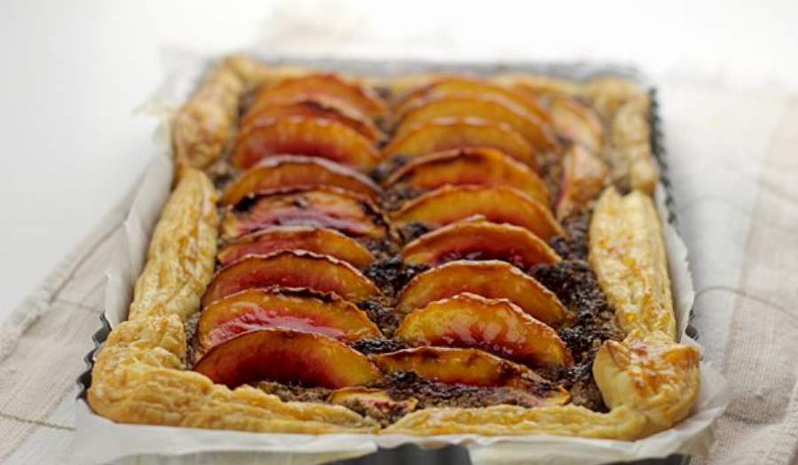 Walnut Nectarine Tart Recipe