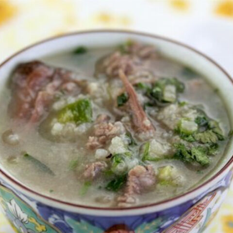 Chao Thit Bo Recipe (Vietnamese Beef Rice Soup)