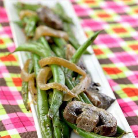 French Green Beans with Baby Bella Mushrooms