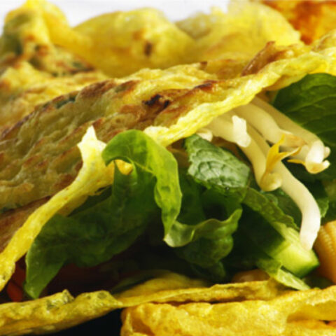 Tofu Banh Xeo (Vegetarian Vietnamese Crepe)