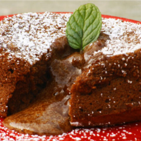 Chocolate Lava Cake for Two (with Molten Center)