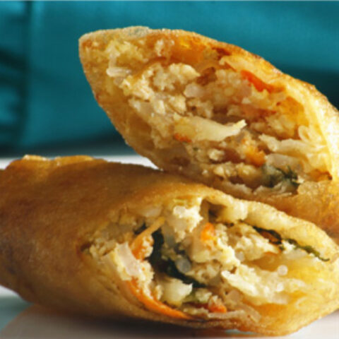 Mini Fried Vegetarian Eggrolls (Cha Gio Chay in Vietnamese)