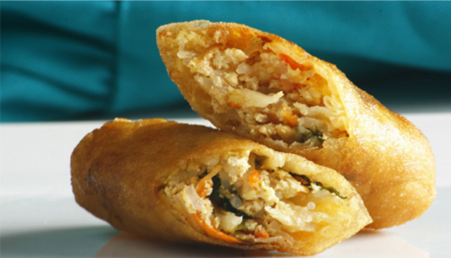 Mini Fried Vegetarian Eggrolls (Cha Gio Chay in Vietnamese)