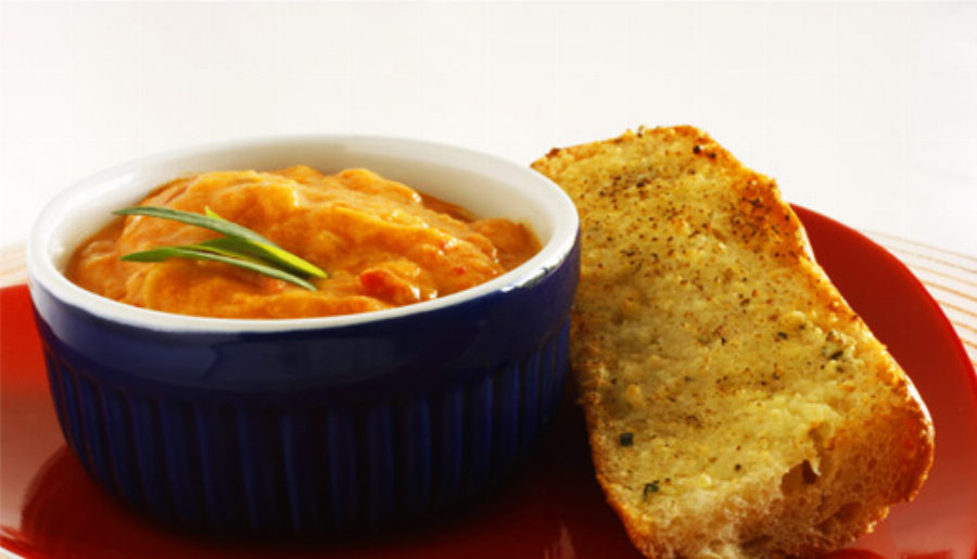 Tarragon Sweet Potato Roast Bell Pepper Soup