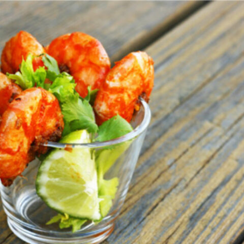 Finger Food: Pan-Seared Caramelized Garlic Shrimp