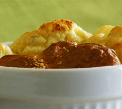 Gorgonzola Cheese Souffle