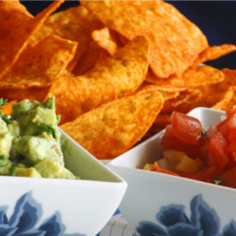 Super Bowl Guacamole and Salsa