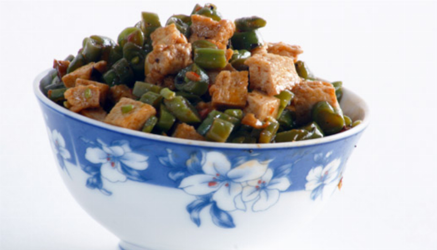 Mir's Special: Green Beans and Tofu Stir Fry