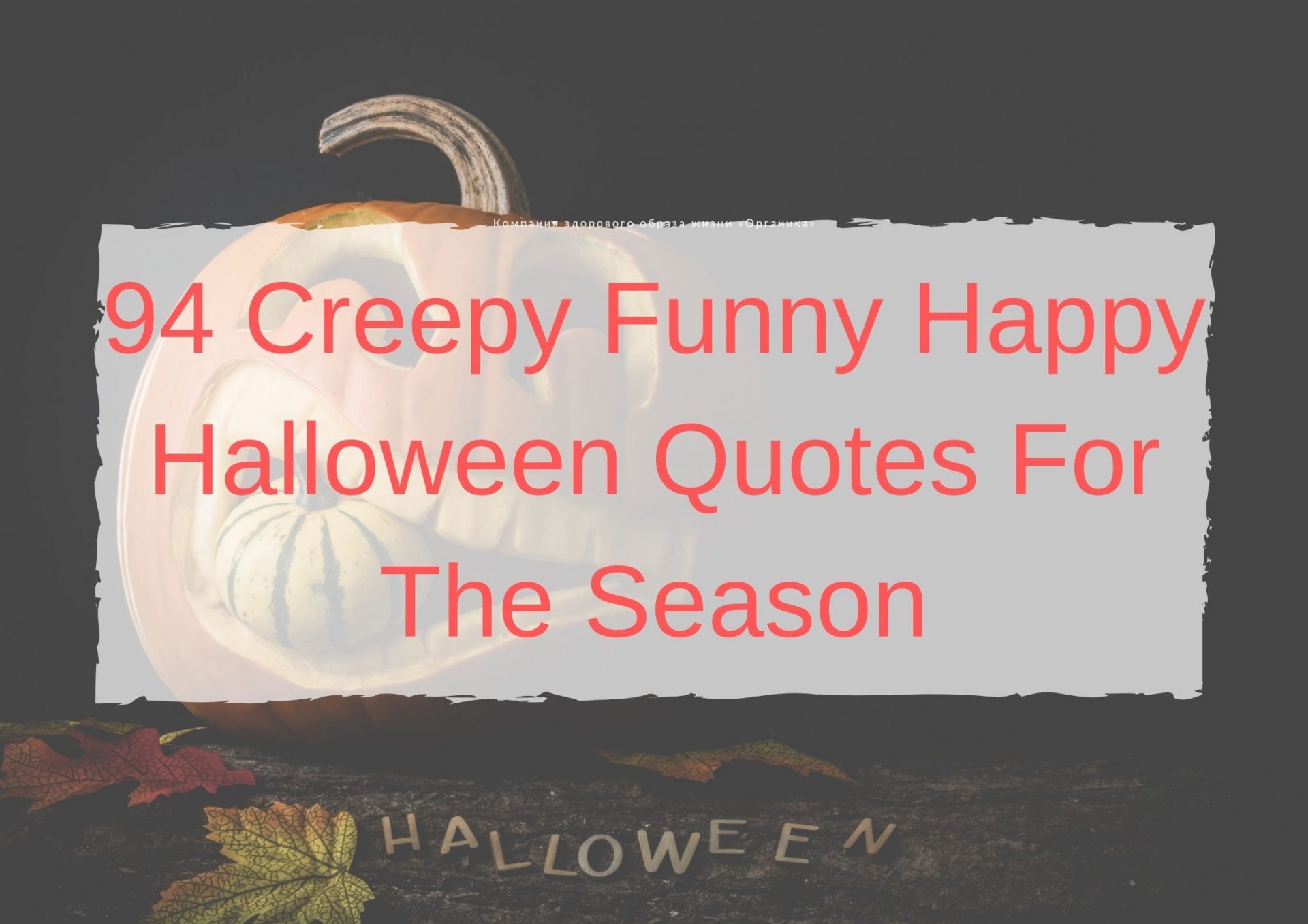 94 Creepy Funny Happy Halloween Quotes For The Season