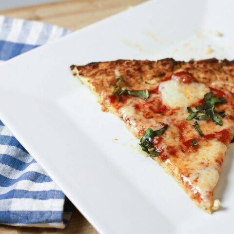 Grain Free, Gluten Free, Low Carb Cauliflower Pizza Crust Recipe