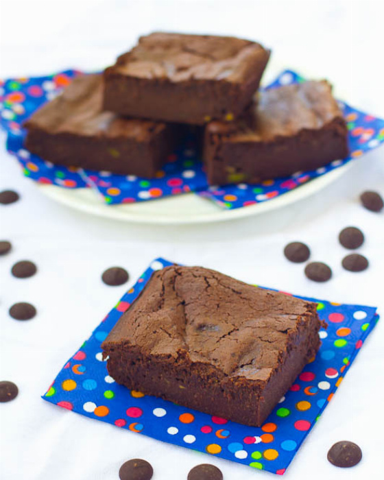 Flourless Avocado Brownies