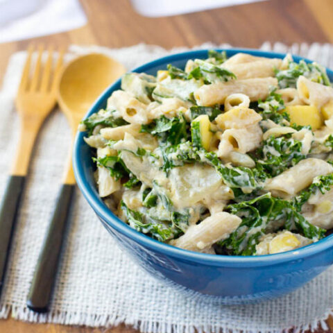 Creamy Penne Pasta with Vegetables